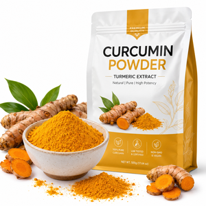 Extrait naturel de racine de <span class=keywords><strong>curcuma</strong></span> LongBio, <span class=keywords><strong>poudre</strong></span> de curcumine 95% HPLC, qualité alimentaire, curcuminoïdes en vrac pour compléments alimentaires et aliments fonctionnels - Product Image 1