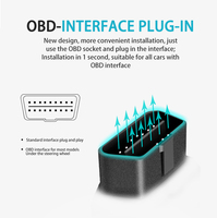 Localisateur d'alarme de véhicule Application gratuite Moniteur vocal Gestion de flotte Obd2 Gps Tracking Device Car With Microphone Obd Ii Gps Tracker