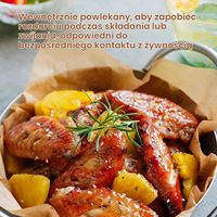 Wegwerp bakpapier voor airfryer, hittebestendig en vetwerend