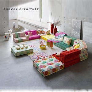 Ensemble de canapés de salon modulaires au <span class=keywords><strong>design</strong></span> moderne canapés en cuir meubles de maison canapé Mah Jong Composition Rochi <span class=keywords><strong>Bobois</strong></span> - Product Image 3