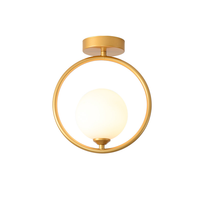 Luminaires de plafond en fer LED créatifs, luminaires modernes pour chambre à coucher