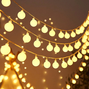 Ip65 mới ngoài trời tinh thể năng lượng mặt trời <span class=keywords><strong>Globe</strong></span> <span class=keywords><strong>LED</strong></span> <span class=keywords><strong>String</strong></span> <span class=keywords><strong>Lights</strong></span> Cổ Tích giáng sinh vòng hoa cho Garden Party & Holiday chiếu sáng trang trí - Product Image 2