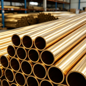 Tube en laiton poli de fournisseur chinois, alliage de cuivre C26800, tuyau en laiton, taille OEM pour composants de réfrigération et de climatisation - Product Image 3