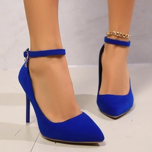 Tacchi Alti Sexy da <span class=keywords><strong>Donna</strong></span>, Plateau Elegante con Cinturini Incrociati, <span class=keywords><strong>Scarpe</strong></span> Estive con <span class=keywords><strong>Tacco</strong></span> <span class=keywords><strong>Medio</strong></span>, Taglie Grandi, Tacones Mujer - Product Image 3