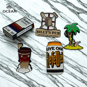 Fabrication de badges à épingle de style vintage, badge à épingle personnalisé, badge ovale - Product Image 6