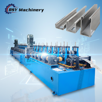 Machine de formage à rouleaux entièrement automatique pour supports solaires, équipement de fabrication de supports de panneaux photovoltaïques haute vitesse et haute précision pour projets solaires