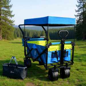 Carrito Plegable Todoterreno NapFox de 140L con Toldo para Camping, Playa y Uso al Aire Libre - Product Image 2