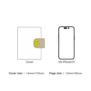 Bộ bìa còng PVC cao cấp <span class=keywords><strong>A7</strong></span>, sổ tay/sổ kế hoạch nhỏ xinh trong suốt kèm hộp quà tặng, sổ tay cá nhân hóa dành cho nữ, bán sỉ - Product Image 2