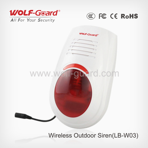 ระบบเตือนภัยในบ้านไซเรนเตือนภัยกลางแจ้งไร้สายดังไซเรนกลางแจ้งและไฟแฟลช - Product Image 6