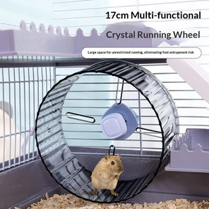 Gabbia per <span class=keywords><strong>criceti</strong></span> grande in plastica da 47 cm, set completo di <span class=keywords><strong>accessori</strong></span> per <span class=keywords><strong>criceti</strong></span>, villa a uno o due piani per orsi dorati. - Product Image 2