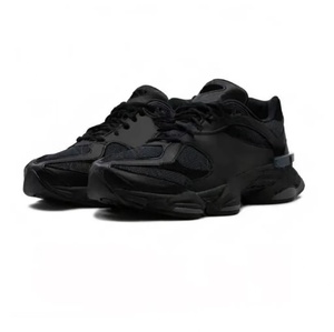 Scarpe da Corsa Casuali Retrò per <span class=keywords><strong>Uomo</strong></span> e Donna Triple Black 9060 in Camoscio Scarpe da Passeggio alla Moda per Primavera Autunno Inverno - Product Image 3