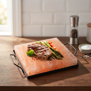 Dalles de sel de l'Himalaya naturelles écologiques de qualité supérieure, nouvelle plaque de cuisson décorative, bloc de sel rose sculpté - Product Image 1