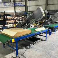 Machine de découpe automatique verticale d'angle pour mousse et éponge
