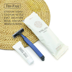 Tùy Chỉnh Dùng Một Lần Máy Cạo Râu Kem Cạo Râu Set Đôi Lưỡi Dao Cạo An Toàn Cho Cơ Thể Bộ Bikini Khách Sạn-Thực hiện Các Tính NĂNG An Toàn Thuận Tiện - Product Image 3