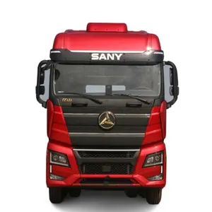 Good Condition 0km Used 10 Wheeler 6x4 Sany Heavy Truck Jiangshan New Yingjie Express Edition 520hp AMT Tractor