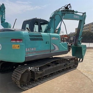 Excavatrice sur chenilles Sk140-8 d'origine japonaise Kobelco d'occasion. Bon état de fonctionnement Original de haute qualité à vendre avec des prix bon marché - Product Image 1