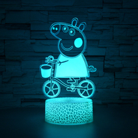Veilleuse LED 3D Saint-Valentin, lumière d'ambiance colorée, logo lumineux, cadeau Tanabata, cadeau commémoratif d'amour, lumineux