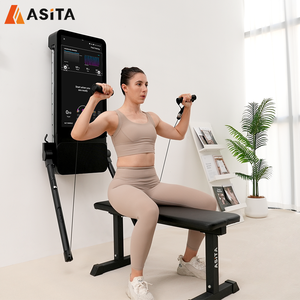 Máquina de Ejercicios Todo en Uno ASITA, Montada en la Pared, con Pantalla Táctil, Gimnasio Inteligente para el Hogar, ASITA H, Gimnasio Inteligente para el Hogar, Montado en la Pared - Product Image 5
