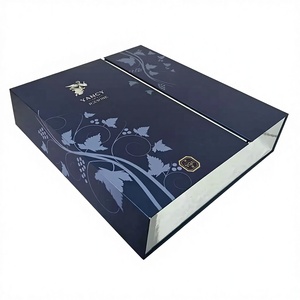Caja <span class=keywords><strong>de</strong></span> Regalo para Vino <span class=keywords><strong>de</strong></span> Lujo Aséptica con Logotipo Personalizado, Empaque <span class=keywords><strong>de</strong></span> Cartón Rígido <span class=keywords><strong>de</strong></span> Doble Puerta, Inserto <span class=keywords><strong>de</strong></span> Espuma Personalizado para Botella <span class=keywords><strong>de</strong></span> Vidrio - Product Image 3
