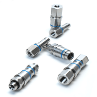 Système de refroidissement de centre de données – Raccord rapide industriel diélectrique en acier inoxydable 316L de qualité supérieure pour la désconnexion de liquides de refroidissement