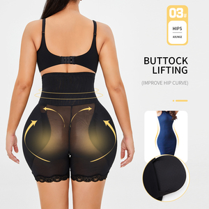 Culotte gainante pour femmes, sous-vêtement amincissant en dentelle, <span class=keywords><strong>grande</strong></span> <span class=keywords><strong>taille</strong></span> - Product Image 3