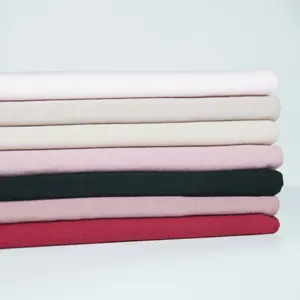 Vente en gros de tissus en Jersey de coton simple extensible 100% coton Spandex pour T-shirts