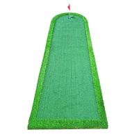 Tapis de putting miniature de golf personnalisé en EVA pour entraînement intérieur/extérieur, livré par le fabricant, idéal pour débuter (pièce unique)