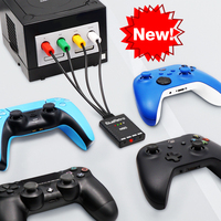 Adaptateur de manettes de jeu sans fil BlueRetro pour console Nintendo Gamecube, jeu multijoueur, adaptateur de manettes de jeu sans fil