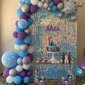 Autocollants muraux 3D en cristal, 10 pièces, 30x30cm, panneau mural d'art 3D, <span class=keywords><strong>peinture</strong></span> de tissu, miroir, marque de décoration pour mariage, fête d'anniversaire - Product Image 4