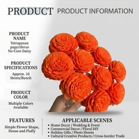 Fleurs artificielles écologiques en bois Sola personnalisées pour diffuseurs, disponibles en gros, pour la décoration intérieure, la fête des Mères et les mariages