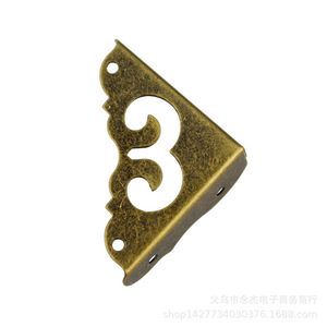 <b>Corner</b> <b>Protector</b> 31x11mm Carbon Steel Q84 New Chinese Style For Wooden Box Cushioning - Product Image 4