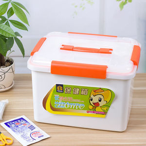 Caja de medicamentos multifunción Gisin de 34x27x23cm con compartimento para almacenamiento de cuidados de salud en el hogar - Product Image 1