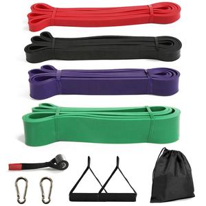 Fascia per allenamento <span class=keywords><strong>Fitness</strong></span> in palestra Super portatile in lattice e Set di fascia per allenamento per gambe - Product Image 5