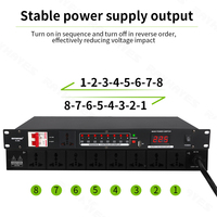 RAYHAYES S-208 – Alimentation électrique à 10 canaux pour montage en rack, régulateur de séquence et conditionneur de courant