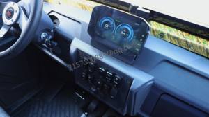 UTV de tracción en las cuatro ruedas <span class=keywords><strong>con</strong></span> cabrestante electrónico, panel de instrumentos digital táctil, parabrisas reversible, caja de carga de cubo basculante - Product Image 5