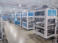 Machine de fabrication de boîtes rigides JUXIN entièrement automatique, intelligente, à double station de formage, entraînée par servomoteur, modèle JX-CS620B