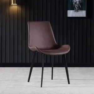 เก้าอี้รับประทานอาหารสไตล์นอร์ดิกสุดหรูพร้อมผ้าเทคโนโลยีขั้นสูง - Product Image 4