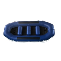 Raft gonflable en PVC d'usine - 6 personnes avec plancher auto-vidant pour le rafting en rivière