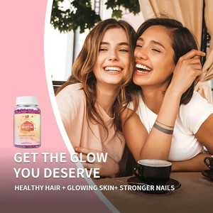 Local US Stock Biotin Gummies <b>Max</b> <b>Strength</b> Biotin 12000mcg Biotin Ccollagen Keratin Gummie for Hair Skin Nails 3 in 1 Gummy - Product Image 5