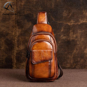 Sac bandoulière rétro en cuir de vachette Andong pour homme, sac de voyage, sac messager d'affaires, sac à main multifonctionnel - Product Image 1