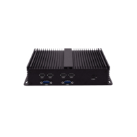 WLANiPC Mini PC Industrial Core i7 11th 1165G7 8GB DDR4 256GB 2 LAN 6 RS232 RS485 Computadora sin ventilador