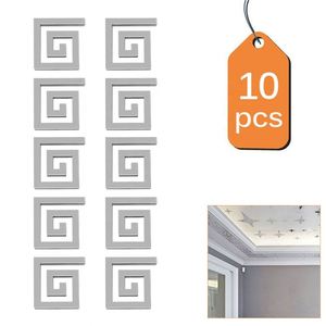 Building Border Acrylic <b>Mirror</b> <b>Wall</b> Sticker Home DIY Decoration Elegant <b>Wall</b> Art Design - Product Image 2