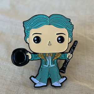 Insigne en métal de beauté <span class=keywords><strong>sexy</strong></span> translucide fantaisie Halloween <span class=keywords><strong>Religion</strong></span> logo personnalisé épingle en émail dur doux - Product Image 1