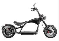 Scooter électrique Citycoco 2000W EEC COC avec amortisseur arrière, grande selle en alliage d'aluminium, batterie 60V, pour adultes, entrepôt UE