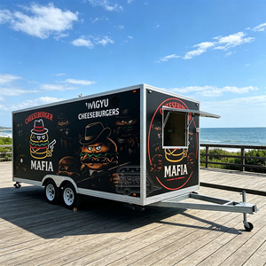 Camion de tacos et burgers professionnel en acier inoxydable sur mesure, certifié CE, cuisine mobile - Product Image 5