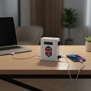 Convertidor de Voltaje 3000VA de 110V a 220V con Pantalla LCD, Tomas de Corriente EU, Salida USB, Electrodoméstico - Product Image 2