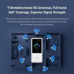 Mới Nhất U60 Pro Mu5250 5G Xách Tay <span class=keywords><strong>Wifi</strong></span> X75 Chipset Wifi7 Di Động Router Với Khe Cắm Thẻ Sim Cho Zte U60 Pro Mu5250 - Product Image 5