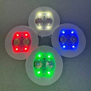 Düğün gece kulüpleri ucuz yanıp sönen promosyon parti iyilik Led ışık etiket bardak - Product Image 4