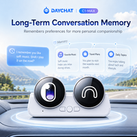 Robot compagnon vocal intelligent IA avec mémoire longue durée, audio Bluetooth et rappel de conduite pour tableau de bord de voiture et usage domestique