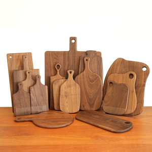 Nhà Tự Nhiên Bắc Mỹ Đen Óc Chó Gỗ Chặt Phục Vụ Hội Đồng Quản Trị Cho Charcuterie Pho Mát Trái Cây Rau Snack Món Khai Vị - Product Image 1